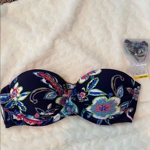 Strapless bathing suit top